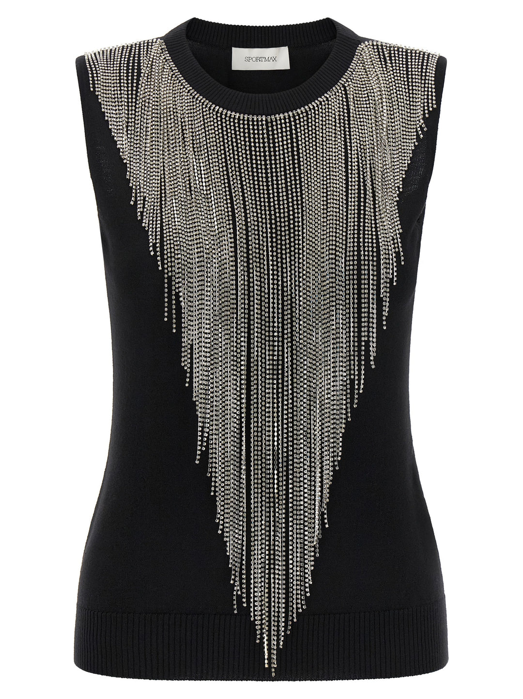 Sportmax Spxcrine Tops - Black | 56cb7561b1e7975e677ea9830644a4e72db11651
