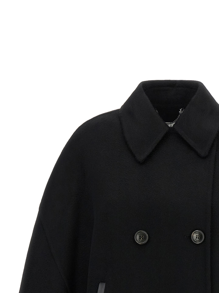 Max Mara Mxaospite Capes - Black | 3e3d41e7276ae65011952324f513db427c1d3bc8