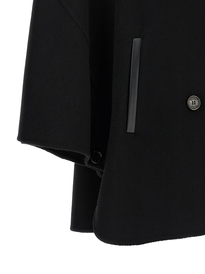 Max Mara Mxaospite Capes - Black | 790e3575ef9c7662f4b81344150b17293853f7c1