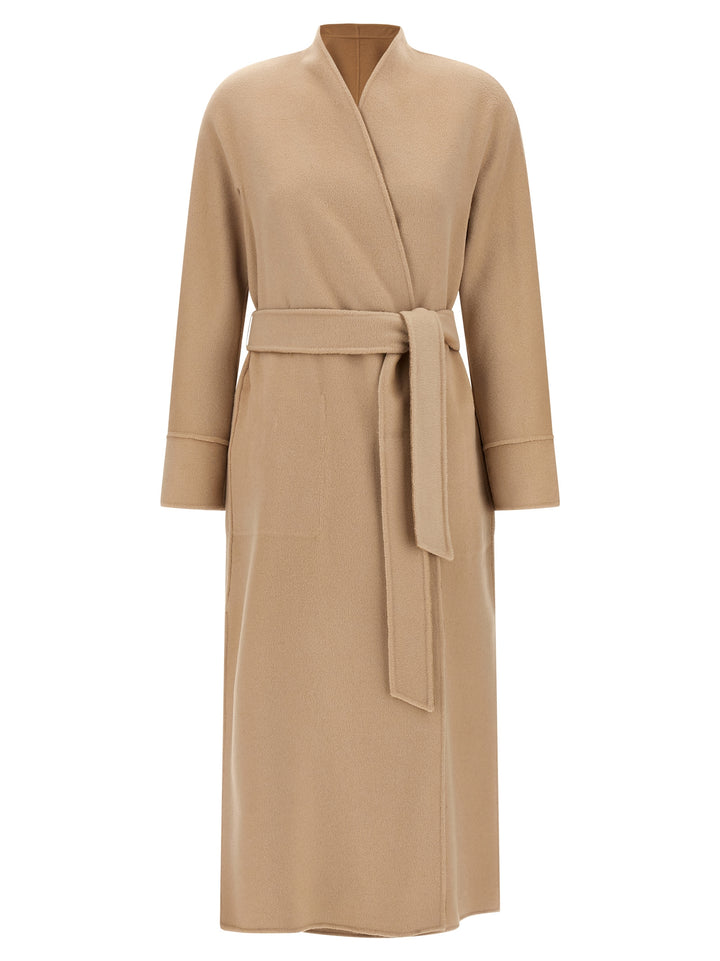 Max Mara Studio Nodo Coats and Trench Coats - Beige | 107334015a6724f2f5e1a6f751ed189599fc4f04