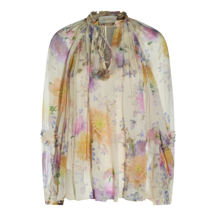 Zimmermann Top - CREAM DAHLIA | d57da57c20075f30ea05c274cc52715befc06465