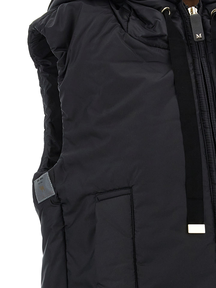 Max Mara The Cube Greengo Gilet - Black | 89984b02401424d001bbbb142ad0892cca461543