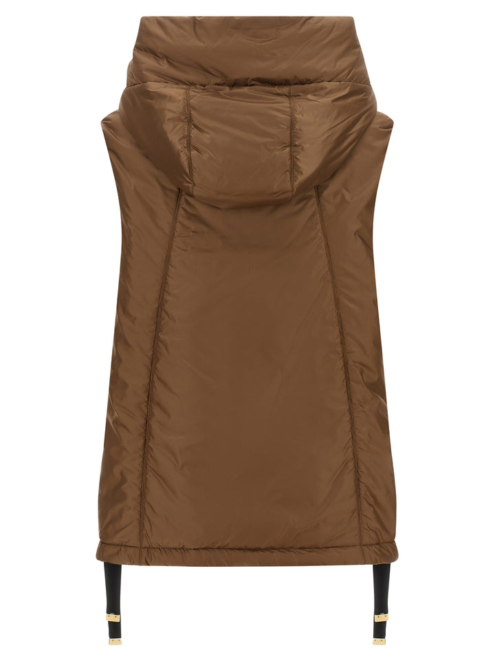 Max Mara The Cube Greengo Gilet - Brown | 4a6e5620328f745335857f149dbe1f8576997383