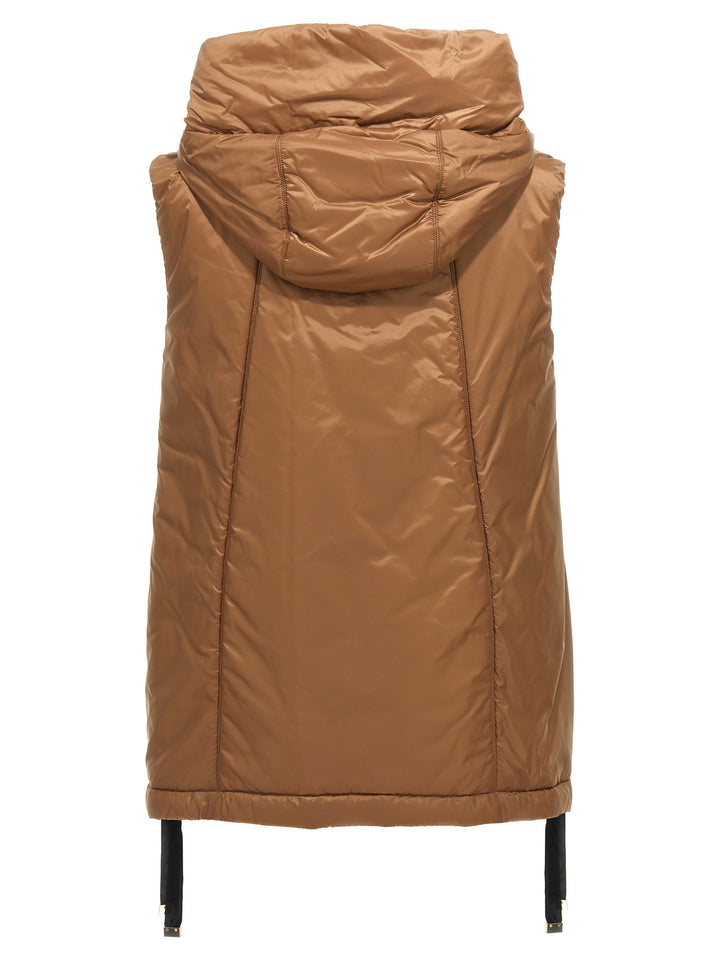 Max Mara The Cube Greengo Gilet - Brown | 518de30095ca9250bedfdfdd901fee143efb2eb5
