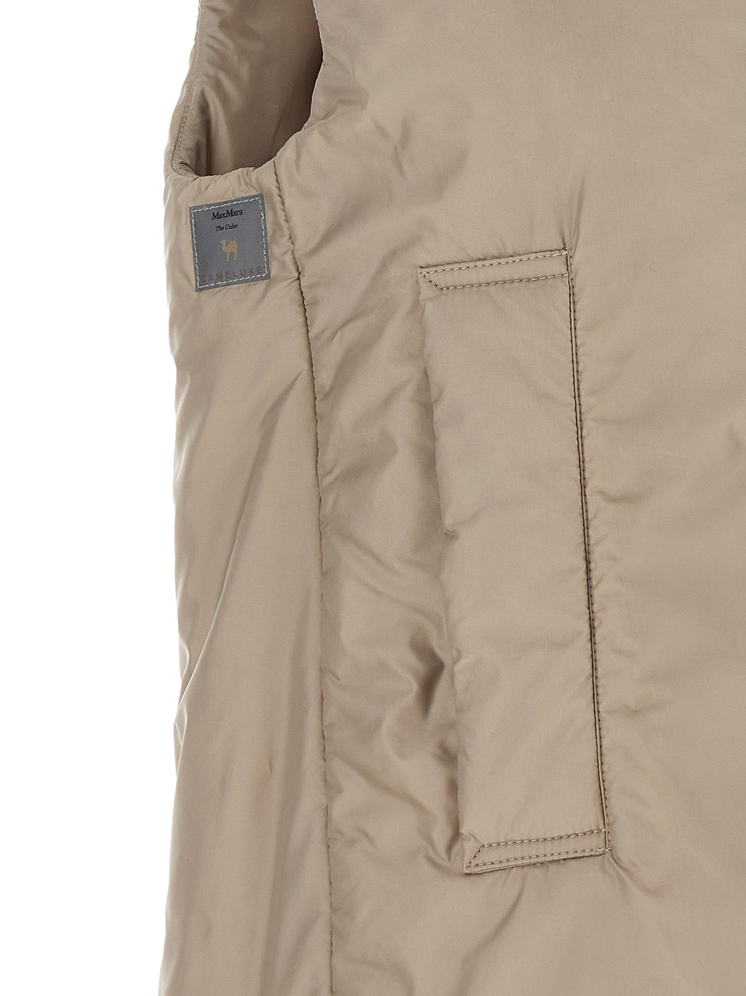 Max Mara The Cube Greengo Gilet - Beige | cea7a3e492a4256607f4e2f1310a7cacb726ce2f