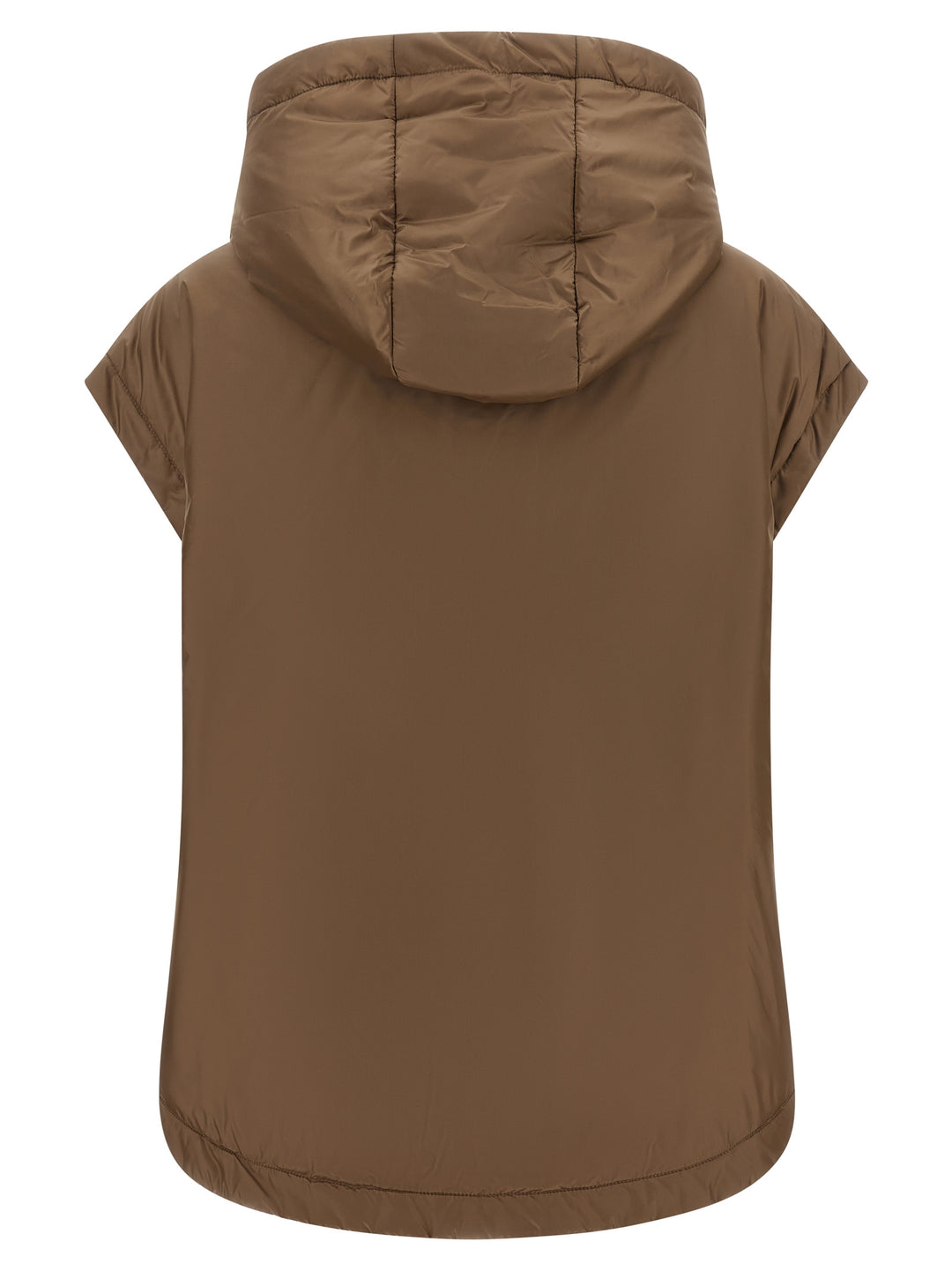 Max Mara The Cube Mtcambra Gilet - Brown | 014947c73af7c1d2a51bdd0980cbc8403185cc1c