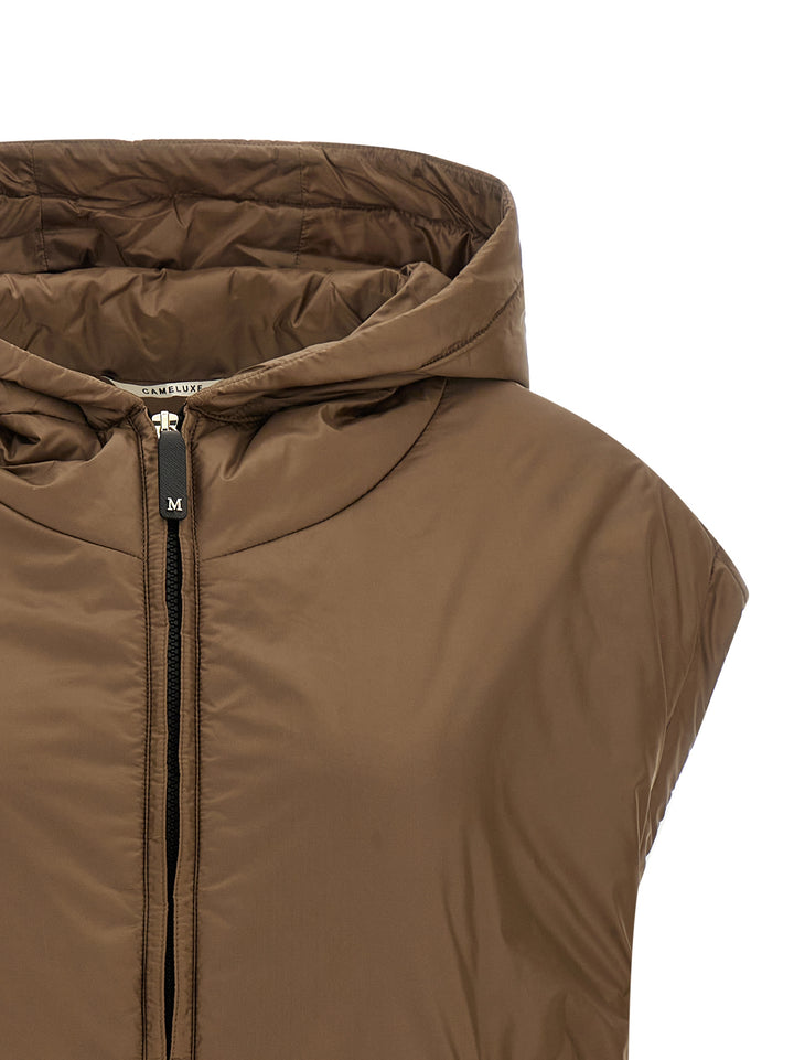 Max Mara The Cube Mtcambra Gilet - Brown | ceaa6c63dbb193b05761025670341963c84b21d2