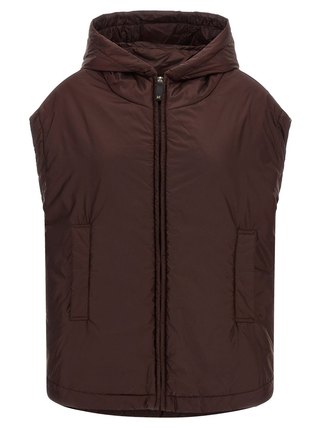 Max Mara The Cube Mtcambra Gilet - Bordeaux | dc66c08ec322802334e0f10370b15e5cb76927d8
