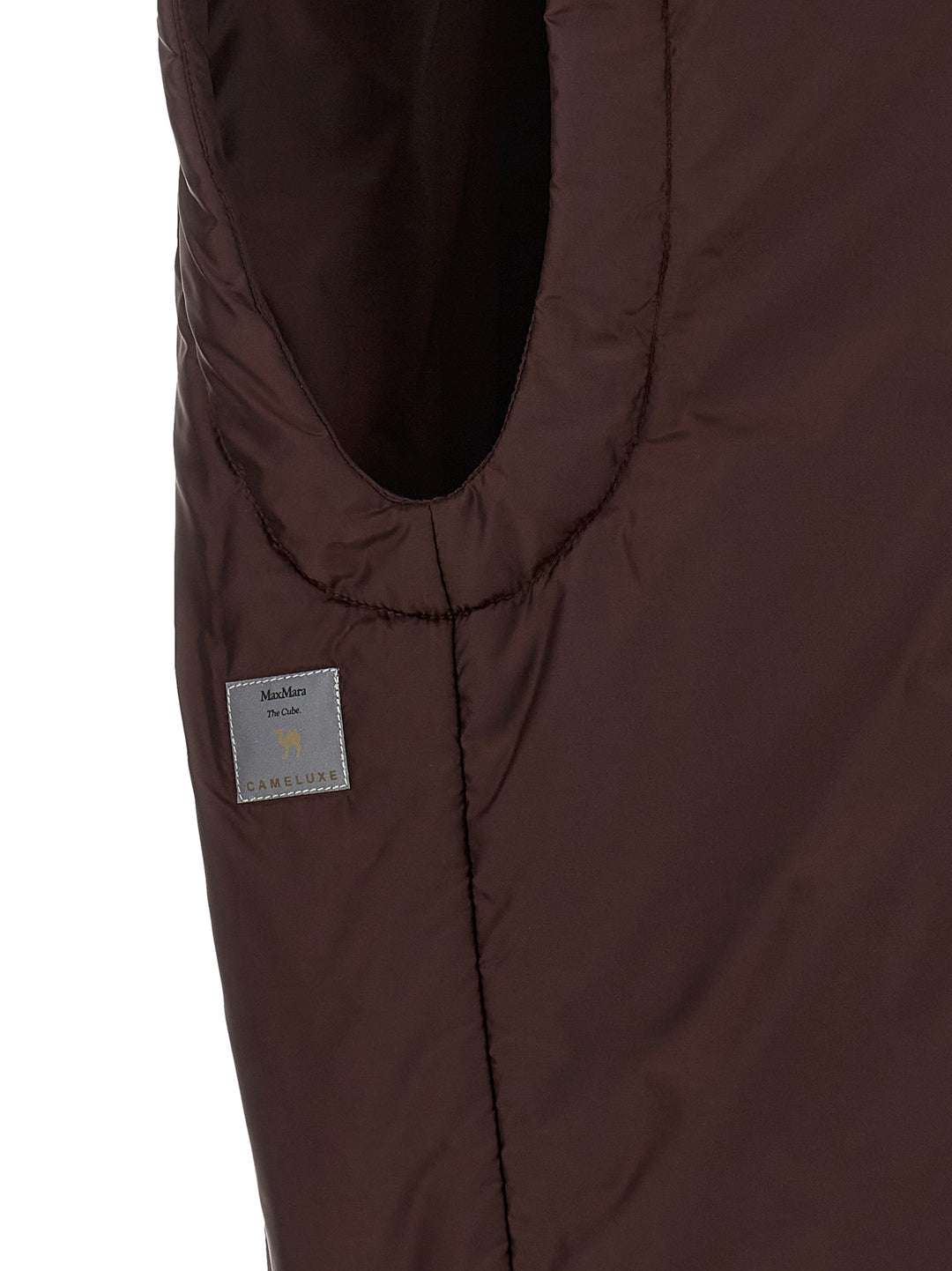 Max Mara The Cube Mtcambra Gilet - Bordeaux | b136e3417462e607663767143f8c0d8fc66a1916
