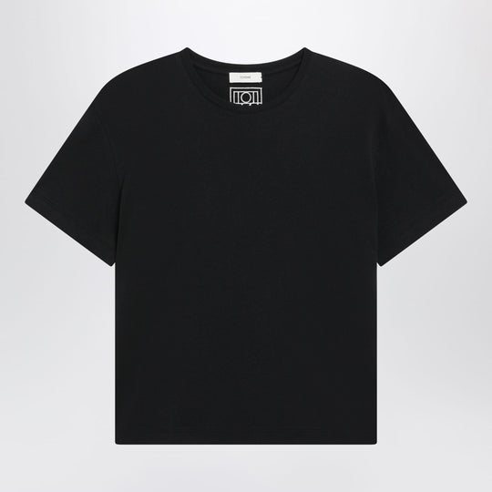 Classic T-Shirt In Black Organic Cotton Jersey