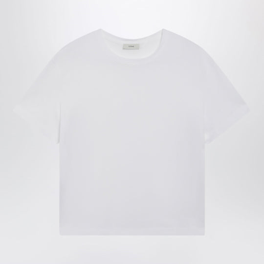 Classic T-Shirt In White Organic Cotton Jersey