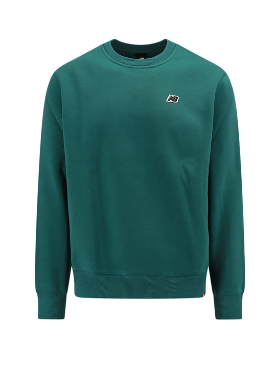 Cotton Sweatshirt With Embroidered Logo