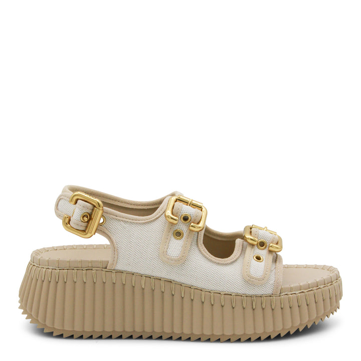 Chloè Sandals - Dusty white | 1753bdca5ad1a806f8762721687ef80de672229e