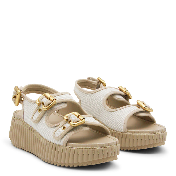 Chloè Sandals - Dusty white | d25aa14c1132585e53ff83f5248704172d152c6e