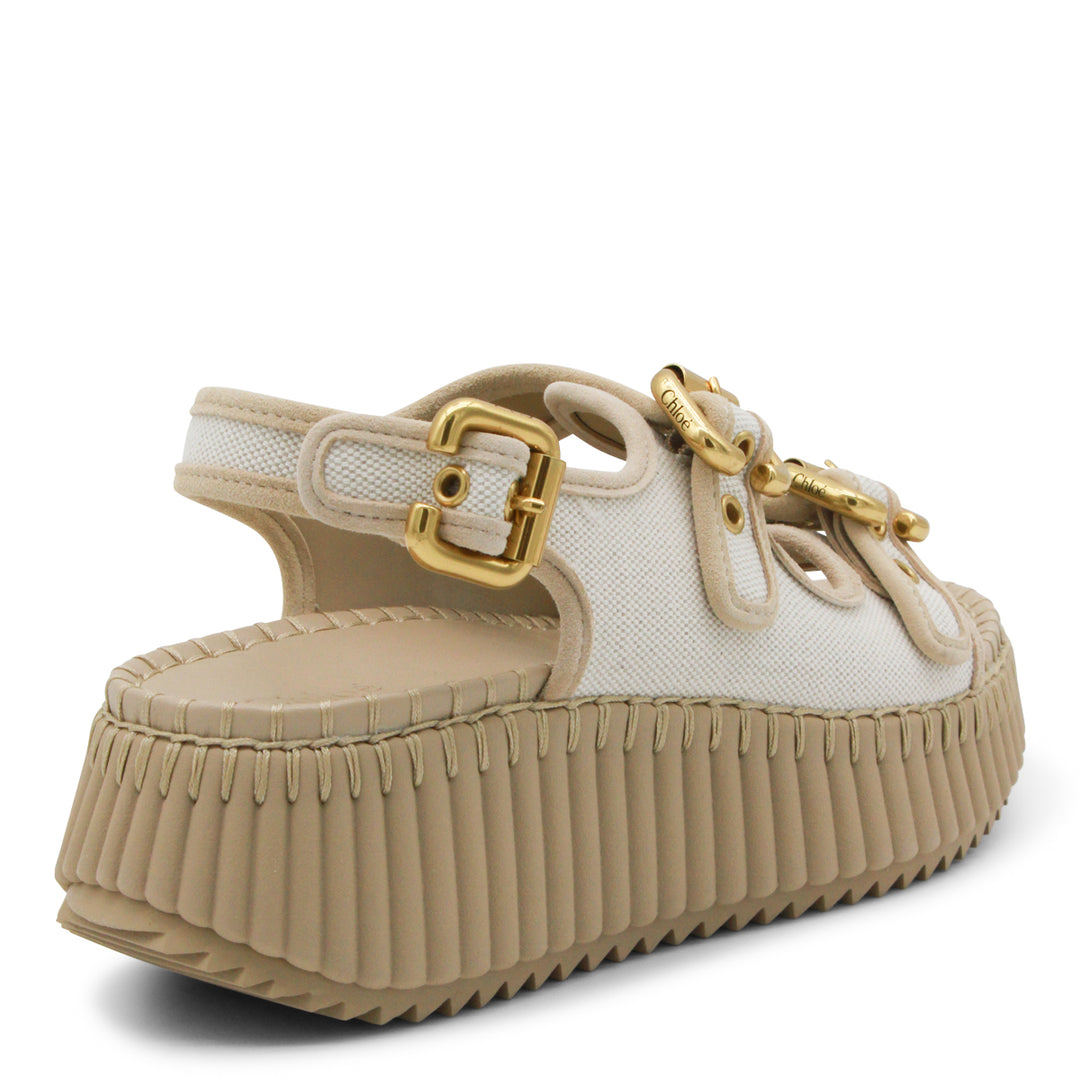 Chloè Sandals - Dusty white | c4362af0d407b5e4c20d301f9df55f0382394b45