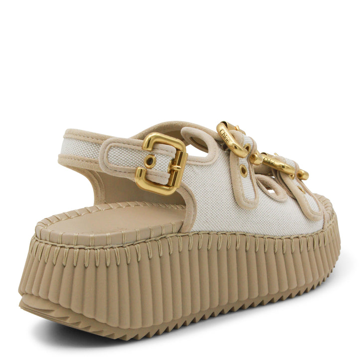 Chloè Sandals - Dusty white | c4362af0d407b5e4c20d301f9df55f0382394b45