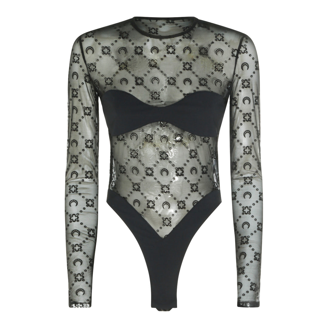 Marine Serre Dresses - Neri e Grigi | 86670d6d4fe74958404d2cf1092fae9ab56a25d2