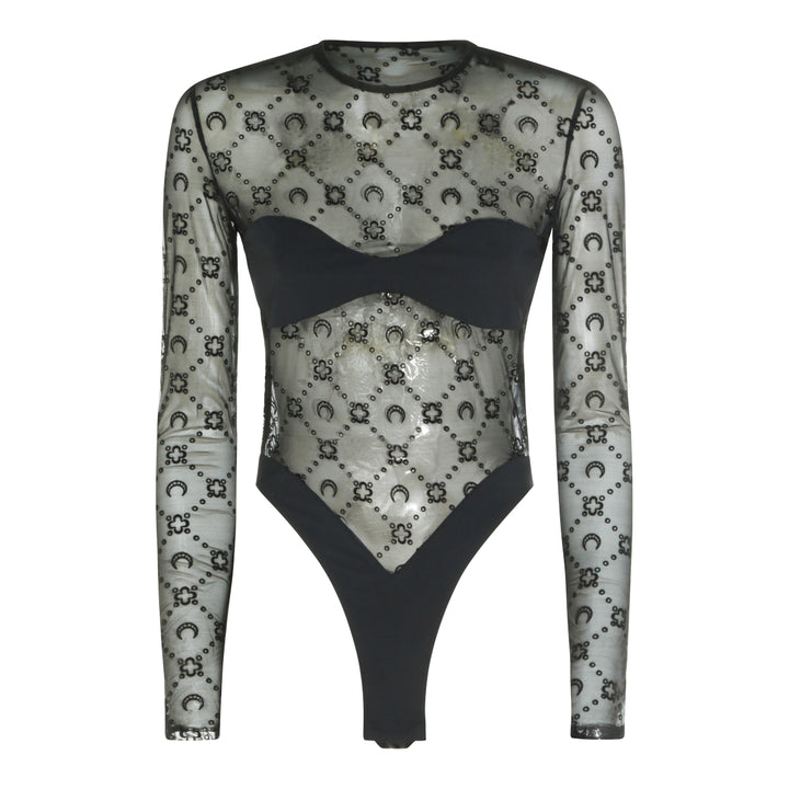 Marine Serre Dresses - Neri e Grigi | 86670d6d4fe74958404d2cf1092fae9ab56a25d2