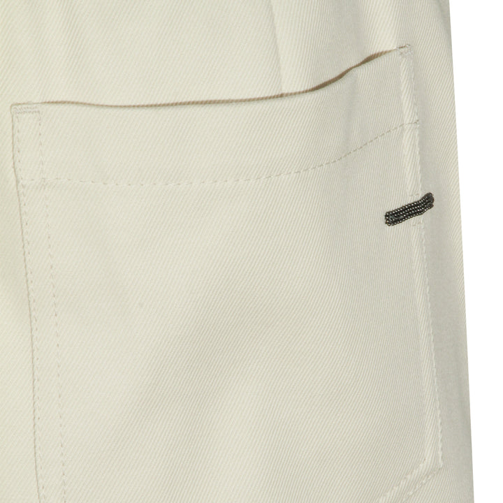 Brunello Cucinelli Trousers - LATTE D'AVENA | adb5098007174912f47c3699276747c6f38feb40