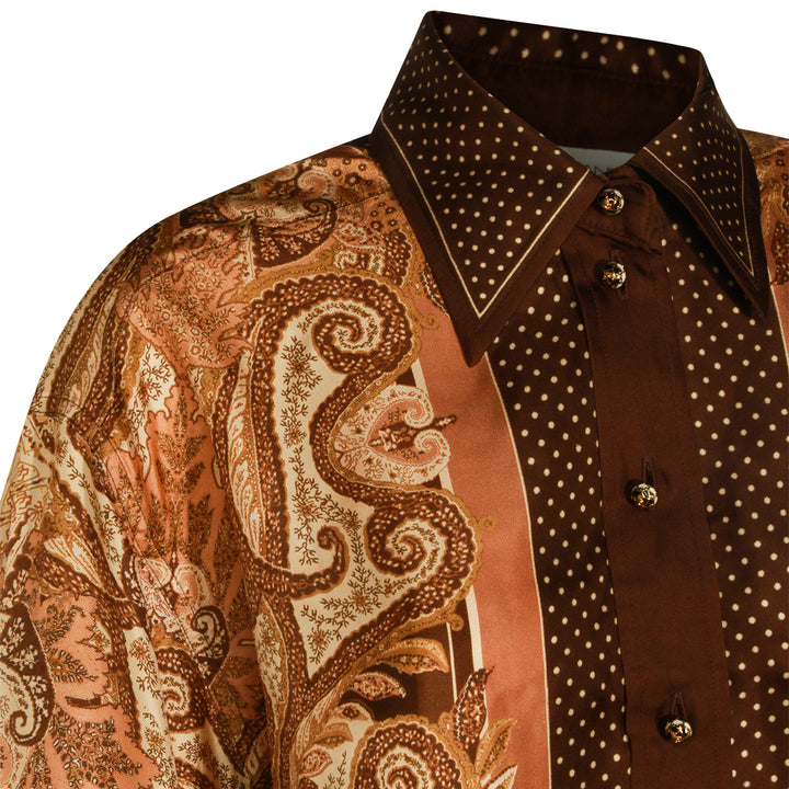Zimmermann Shirts - CARAMEL PAISLEY | c713acd1d3a556ff1c86555b661d568ea438d55f