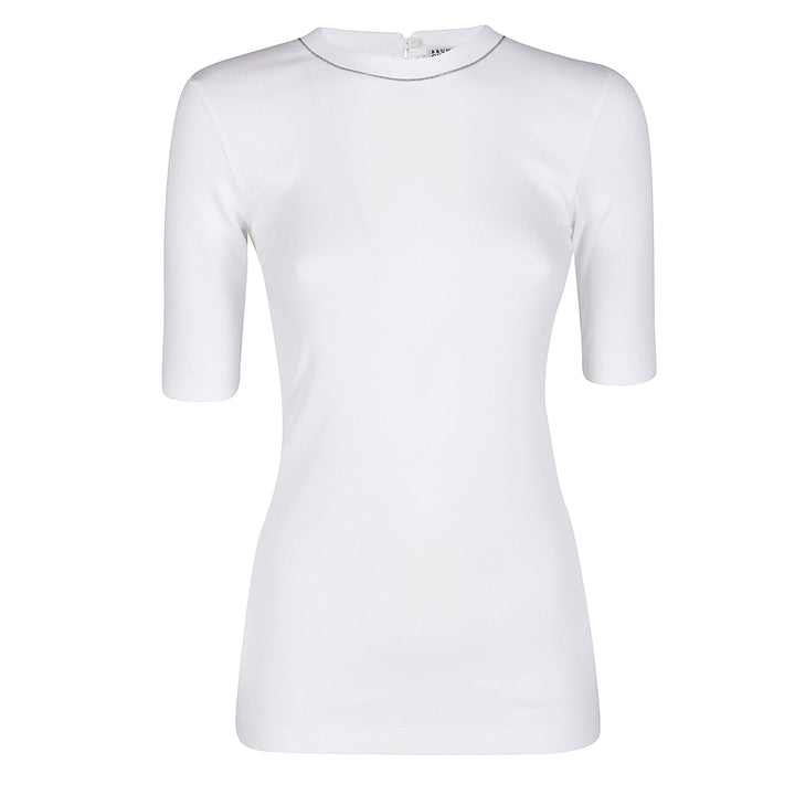 Brunello Cucinelli T-shirts and Polos - BIANCO | 8705129a7c22210de06ad74a3c7fb0d45c70fc8f