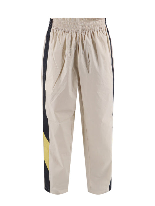 Cotton And Recycled Fibers Trouser