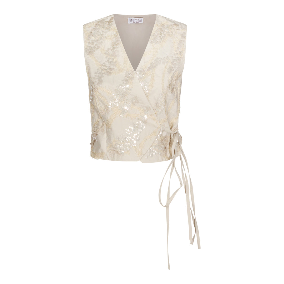 Brunello Cucinelli Top - QUARZO | 9628d4f86a943292a96c5483e43688678b34b887