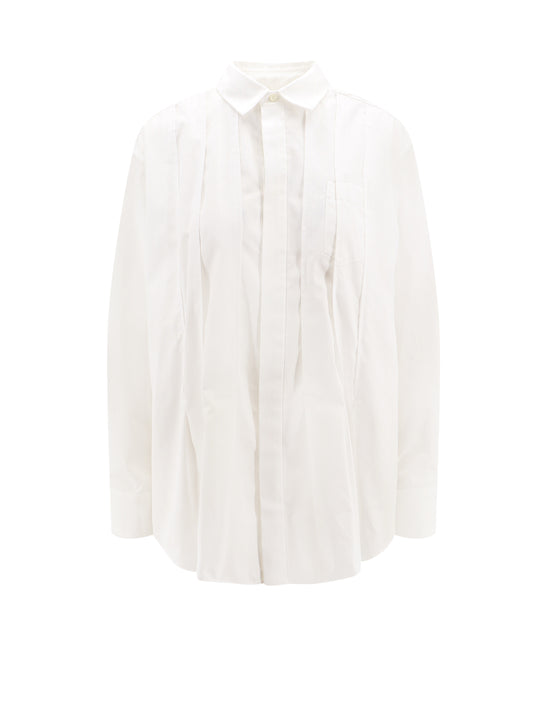 Oversize Shirt With Folds On The Front