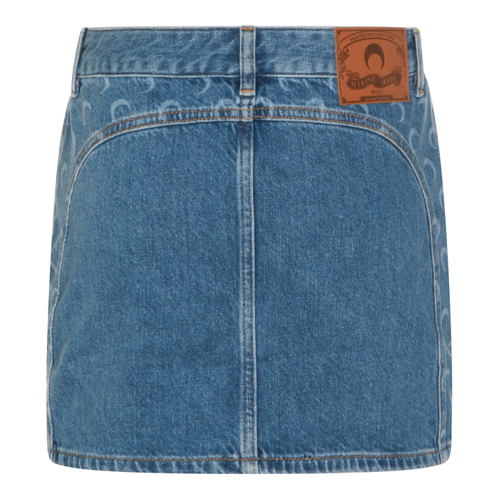 Marine Serre Skirts - Blu e verdi | 94ede802bb554774a6ca45f5d395c0e169235cae