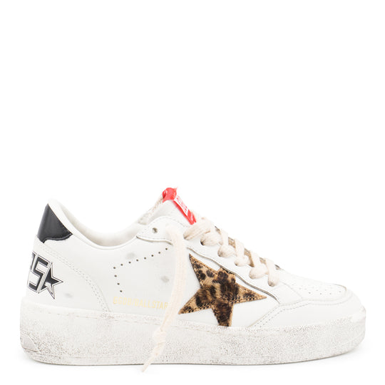 Sneakers White/Beige Brown/Black Leo