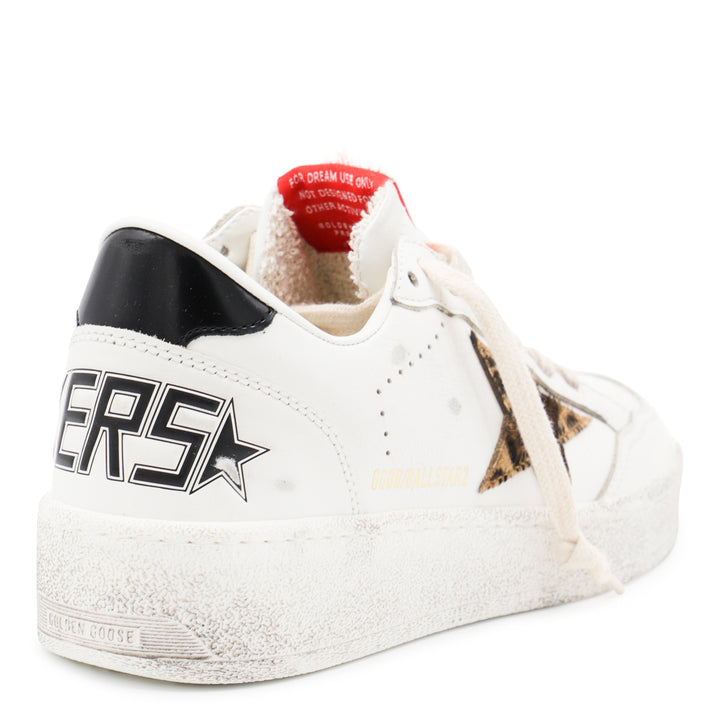 Golden Goose Sneakers - WHITE/BEIGE BROWN/BLACK LEO | 85f05e7722331a6a88120ef9efde9738ee7c3e8d
