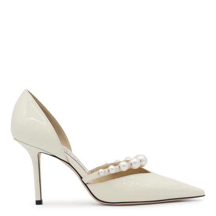 Jimmy Choo With Heel - LATTE/WHITE | ecacb02182fb747a12e65be2777197a91130c8fa