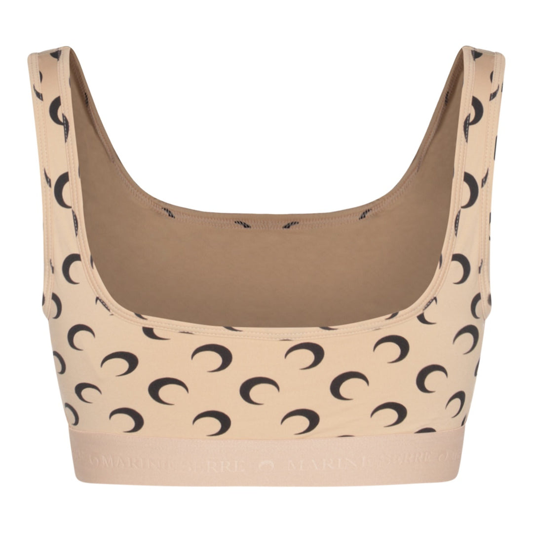 Marine Serre Top - TAN | f20cac2f2b2a9c256ac4c4a70d33f5ec9e26ca4c