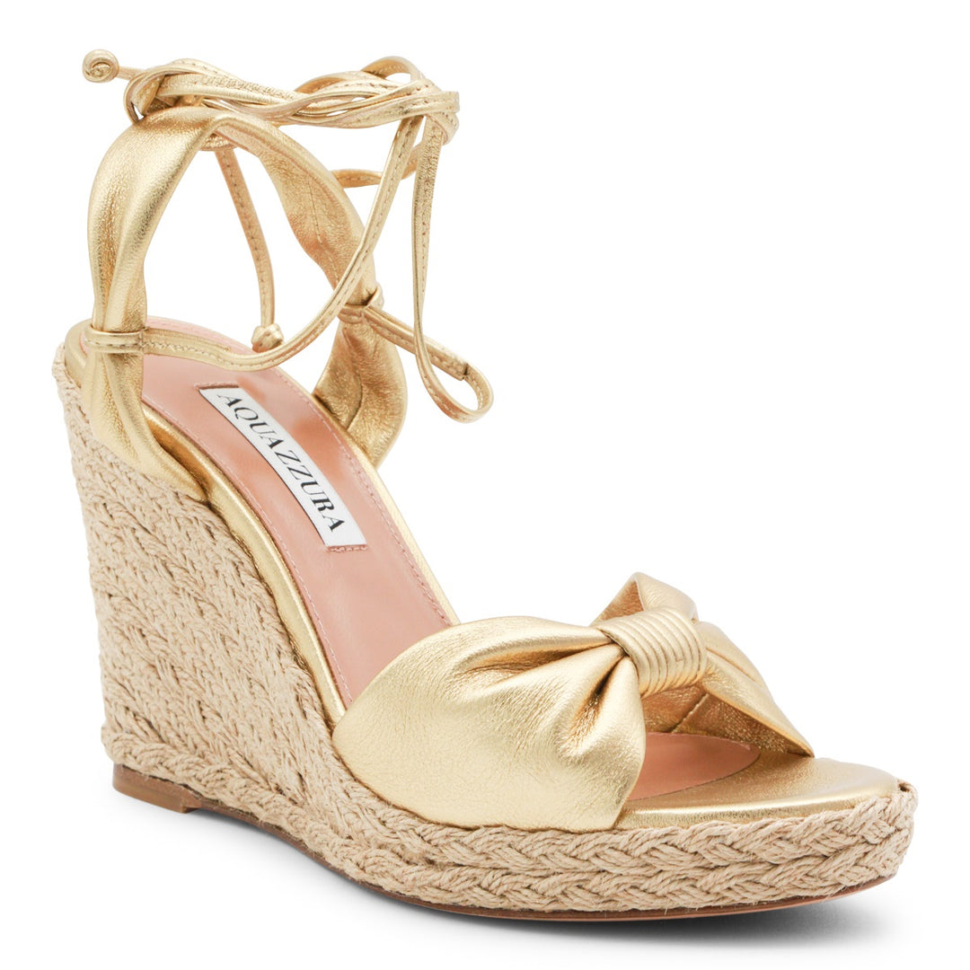 Aquazzura Flat shoes - SOFT GOLD | d82d0f10bdf4172a1de2e0a643935940751c9edb