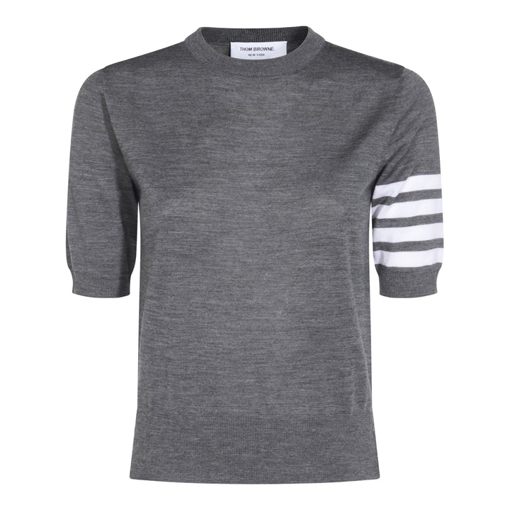 Thom Browne Sweaters - MED GREY | 93a1371bdb20085c12565b4d86cf3f071f13fa47