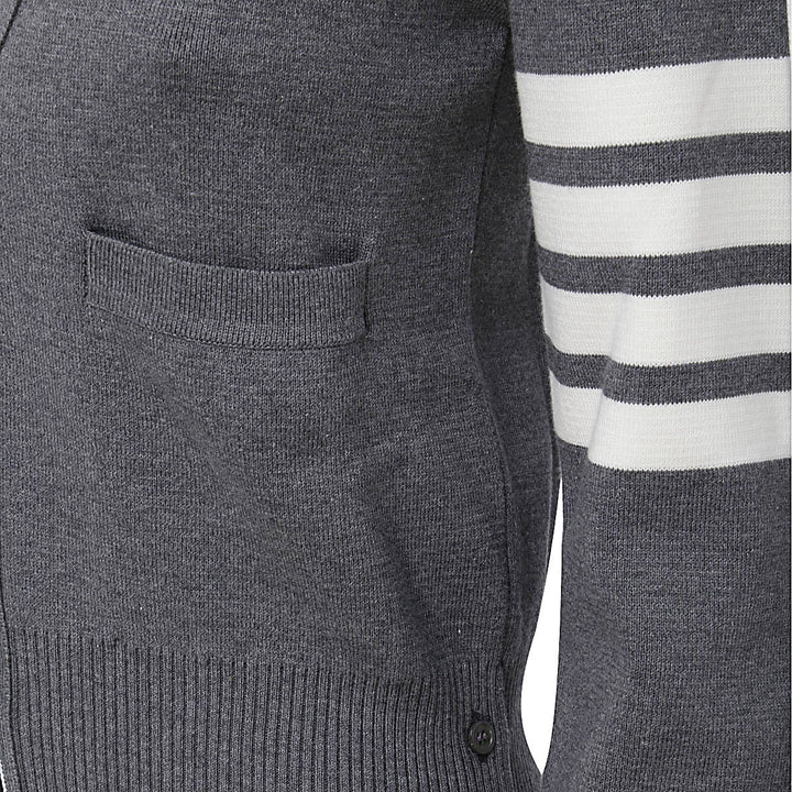 Thom Browne Sweaters - MED GREY | b2ad00e939b28bf6e1502bc8651e051d600a41a5