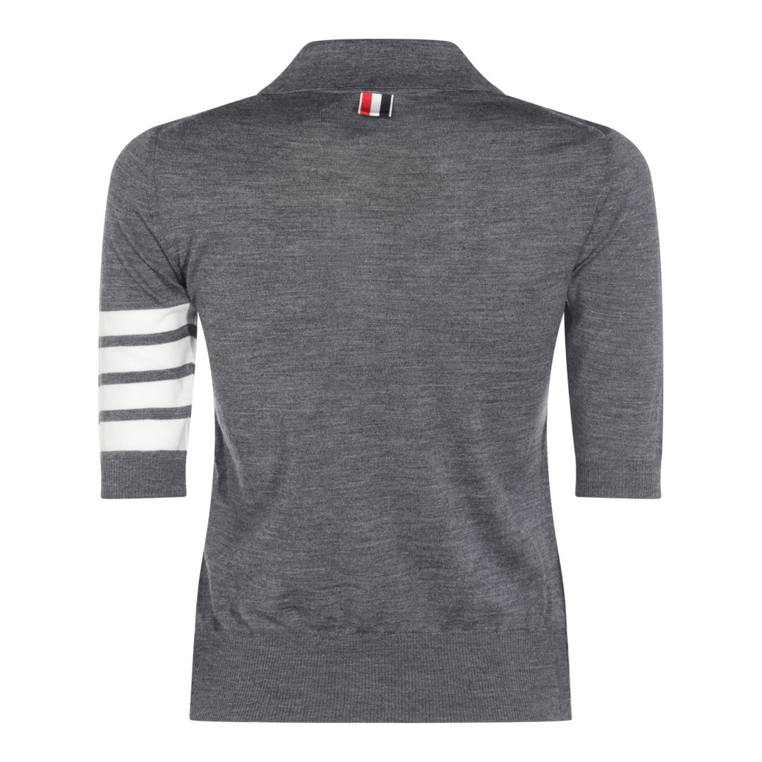 Thom Browne Sweaters - MED GREY | e0cee1ff314157fd9af30cf8d4ac15ef0ef25448