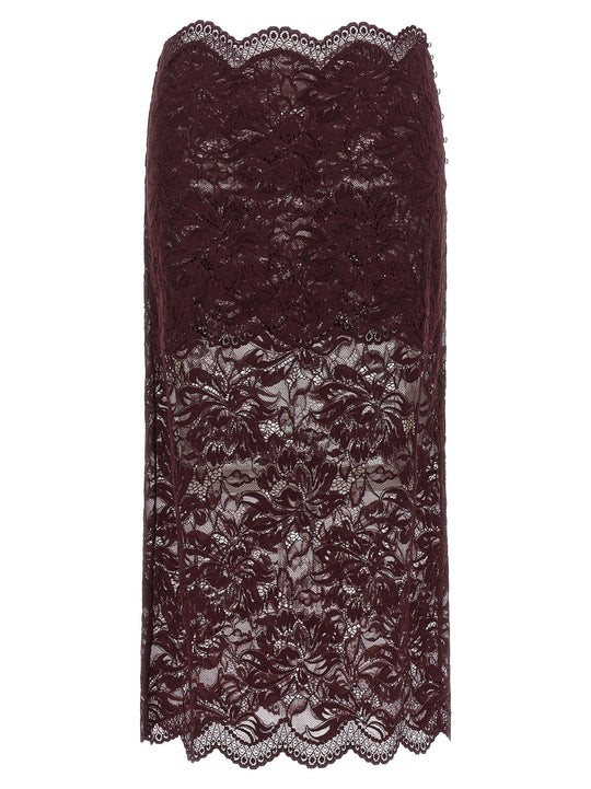 Lace Skirt Skirts Purple