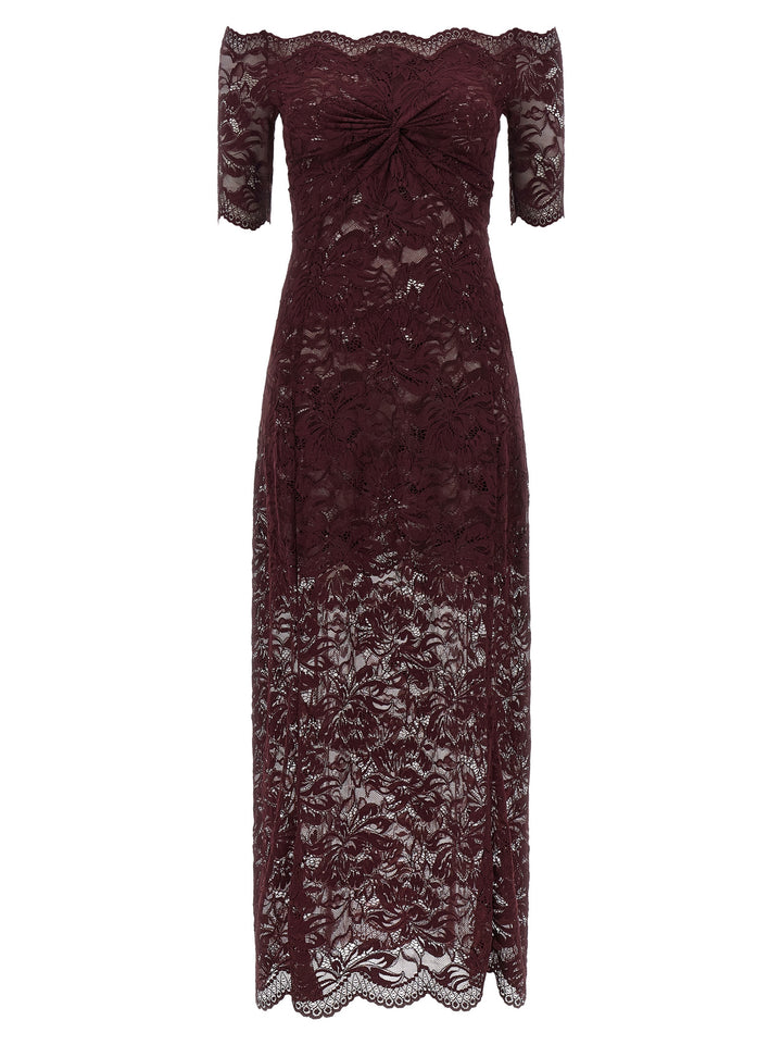 Paco Rabanne Lace Dress Dresses - Purple | 00deb53954e86309787b31481d2945c37fe8a6c9
