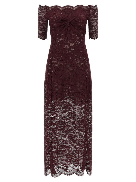 Lace Dress Dresses Purple