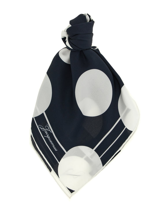 Le Foulard Coeur Scarves And Foulards Blue