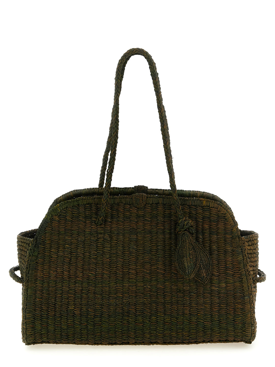 Jacquemus Le Turismo Raphia Tote Bag - Green | 74cf06d8e24482232779b086e16824a37551a946
