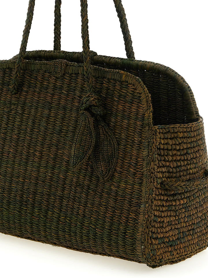 Jacquemus Le Turismo Raphia Tote Bag - Green | 4b58e05806c45482da3e8aee8e608f72f8598190
