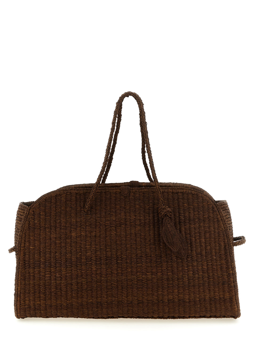 Jacquemus Le Grand Turismo Raphia Tote Bag - Brown | 14297ae39e6254402a9050097874d7a4aecaa018