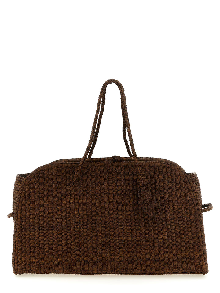 Jacquemus Le Grand Turismo Raphia Tote Bag - Brown | 14297ae39e6254402a9050097874d7a4aecaa018