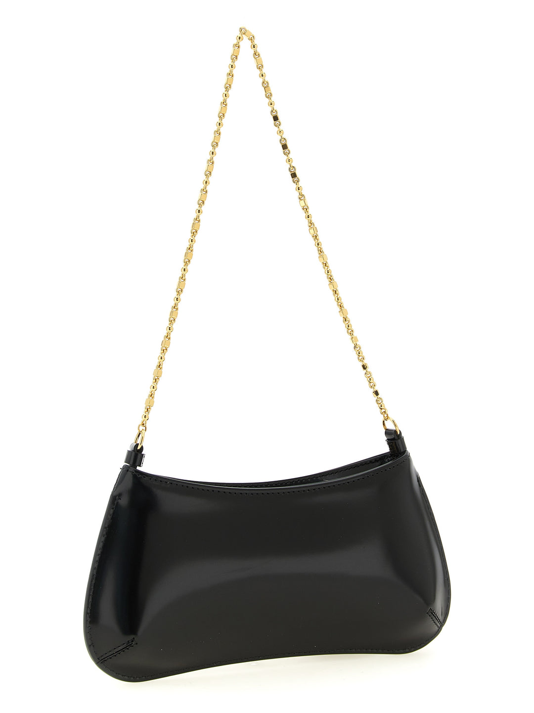 Jacquemus Le Petit Bisou Chaîne Shoulder Bags - Black | 90c42274a6e7055f49a6042c66a2639d42d5fb6c