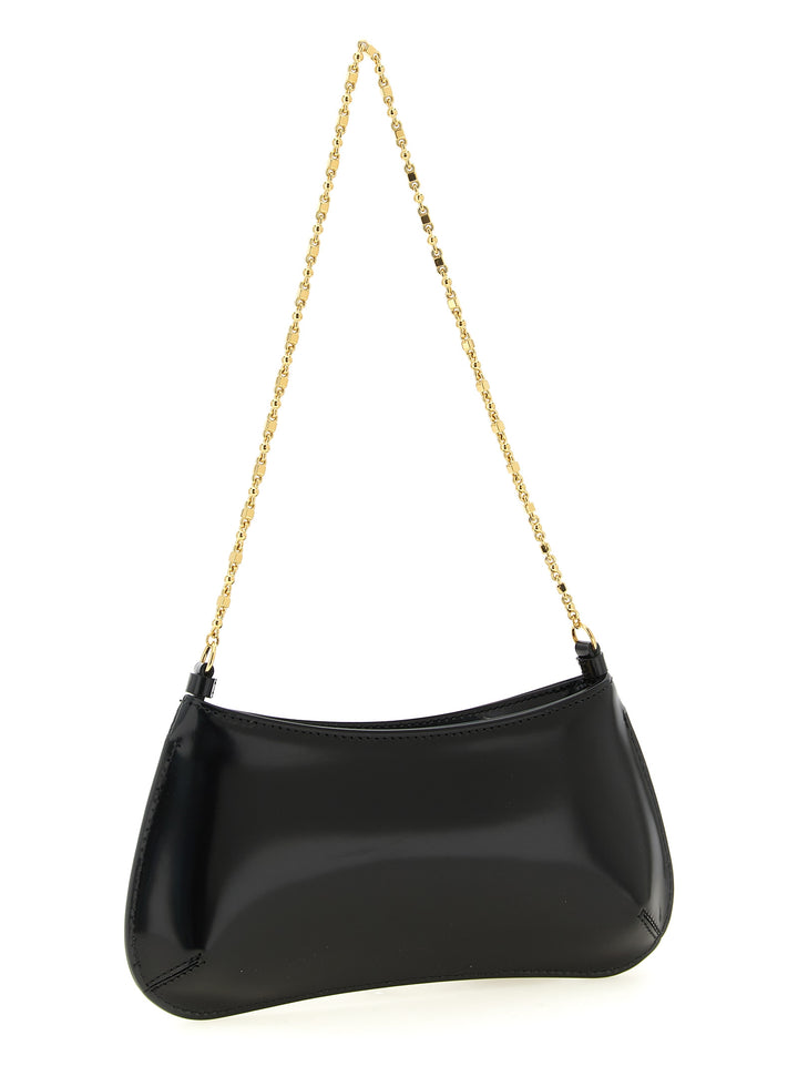 Jacquemus Le Petit Bisou Chaîne Shoulder Bags - Black | 90c42274a6e7055f49a6042c66a2639d42d5fb6c