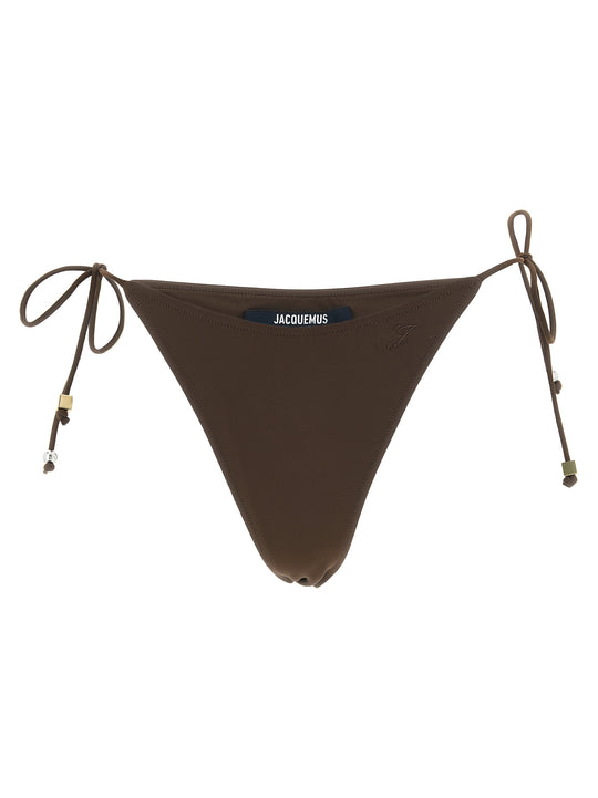 Le Bas De Plage Triangle Beachwear Brown