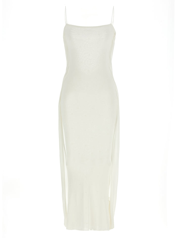 Jacquemus La Robe Maille Plumetis Dresses - White | 7260655c696600097a6524c912540b0e1a00730f