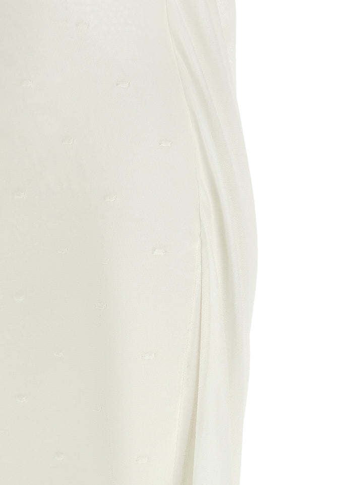 Jacquemus La Robe Maille Plumetis Dresses - White | 8a88dd05862042217466880395ad1d508e78e108